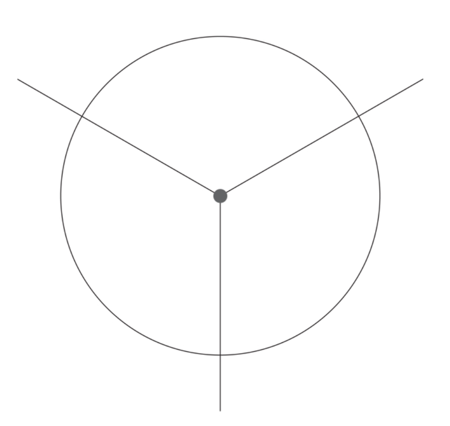 Camera positions around a stationary object